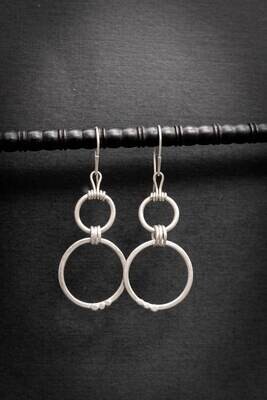 Double Hoop Earrings | Handmade Earrings