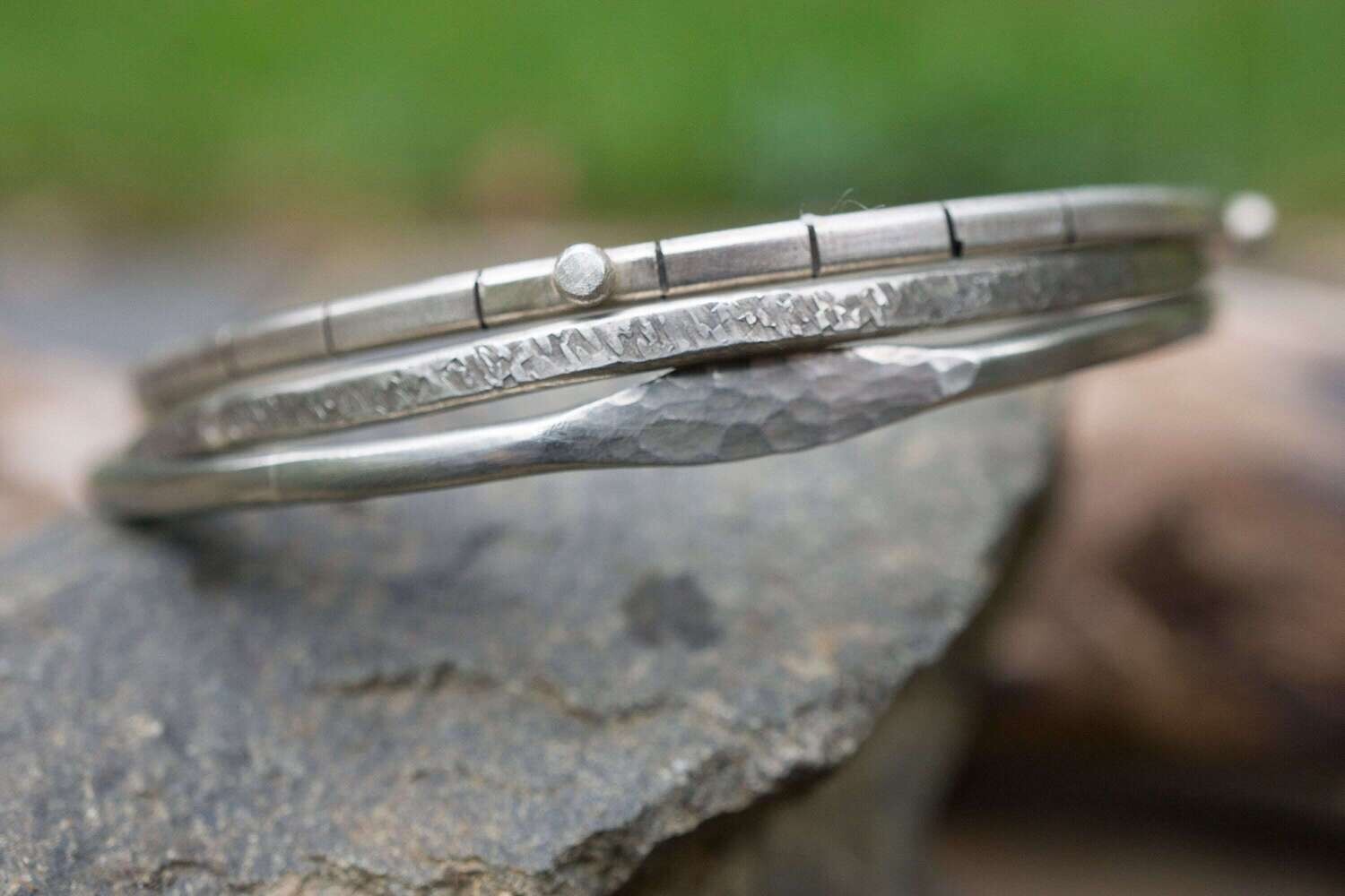 Silver Bangle Bracelet