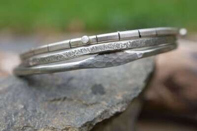 Silver Bangle Bracelet