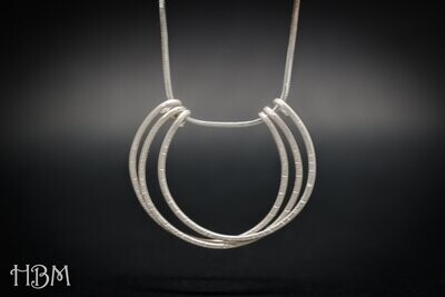 Minimalist Silver Necklace, Simple Silver Necklace