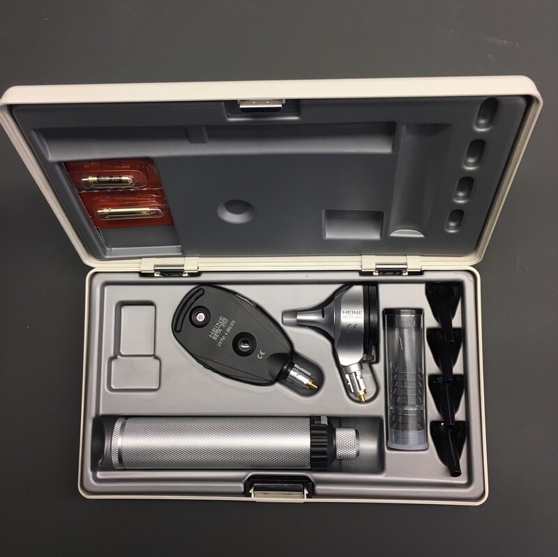 Set heine oftalmoscopio + otoscopio beta 200
