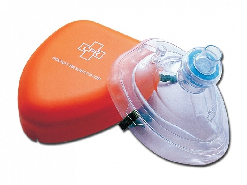 Maschera monouso per respirazione bocca a bocca cpr