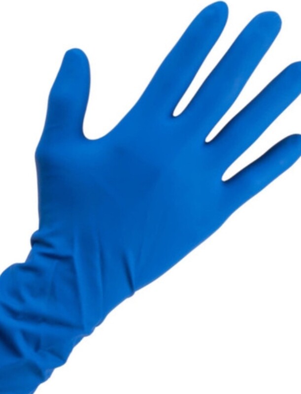Guanti in nitrile senza polvere tg.xs