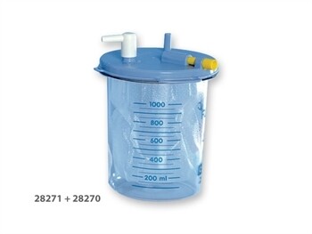 VASO MONOUSO FLOVAC PER ASPIRATORE CHIRURGICO DA 1 LT