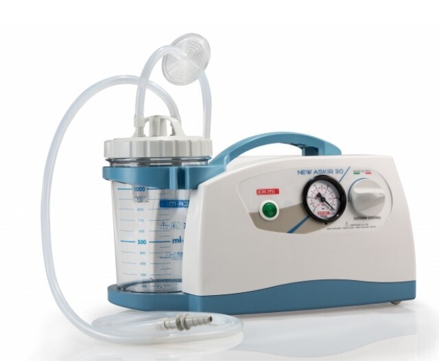 CA-MI ASPIRATORE CHIRURGICO NEW ASKIR 30 - 40 LT AL MINUTO VASO 1 LT