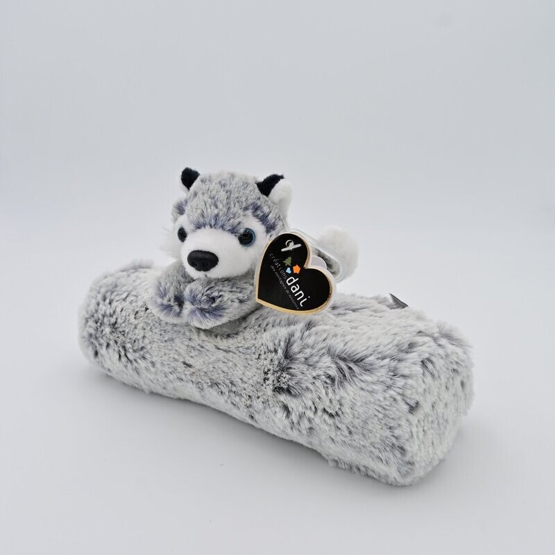Astuccio di peluche - Lupo