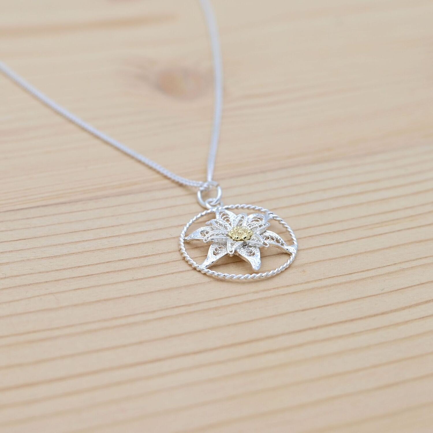 Collana Stella Alpina - Cerchio