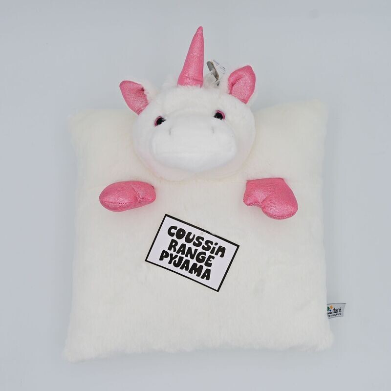 Cuscino porta pigiama - unicorno