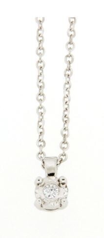 Clesi Gioielli Linea Riflessi Collana con Diamante 0.03 ct