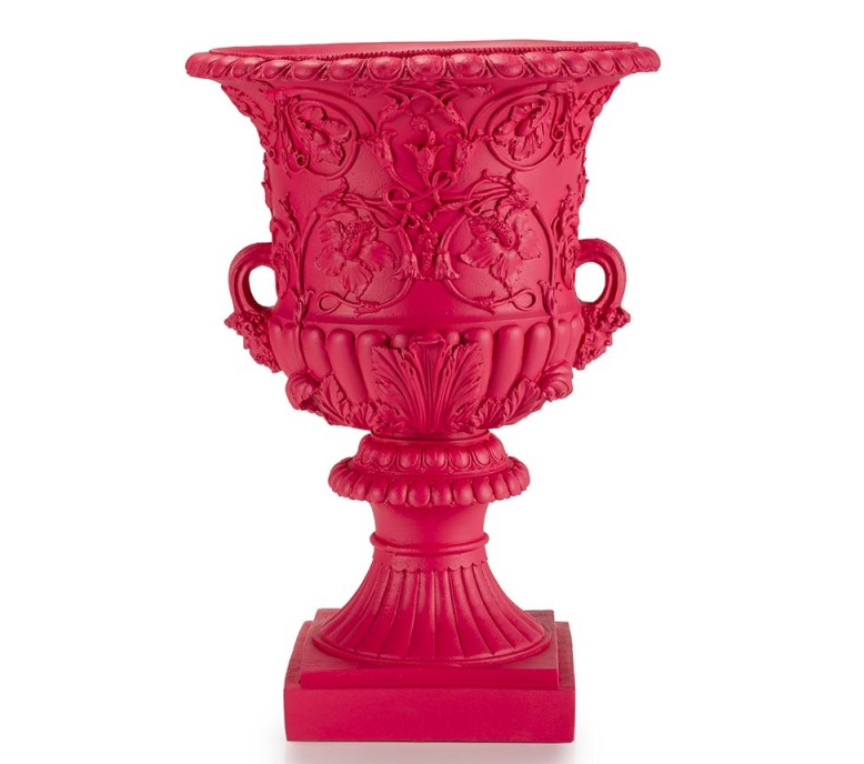 Lamart Palais Royal vaso neo pop rosso 46x32 cm Lamart Palais Royal vaso neo pop rosso 46x32 cm