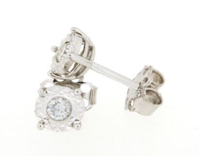 Clesi Gioielli Linea Riflessi Orecchini con Diamanti 0.20 ct Clesi Gioielli Linea Riflessi Orecchini con Diamanti 0.20 ct