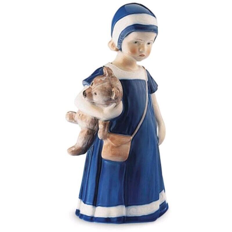 Royal Copenhagen Statuina Elsa con orsetto 17 cm Royal Copenhagen Statuina Elsa con orsetto 17 cm