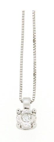 Clesi Gioielli Linea Riflessi Collana con Diamante 0.025