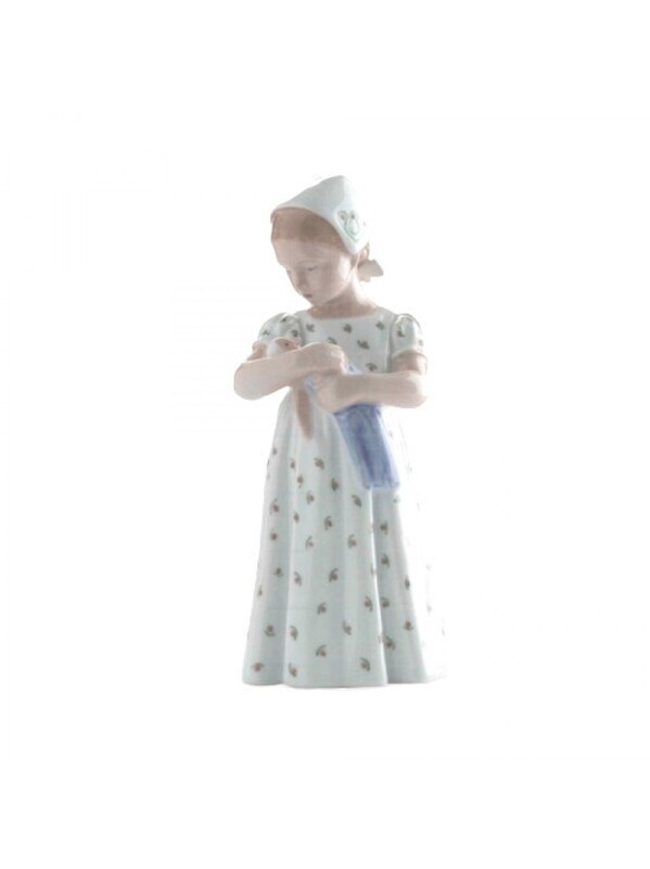 Royal Copenhagen Statuina Mary con vestito bianco Royal Copenhagen Statuina Mary con vestito bianco