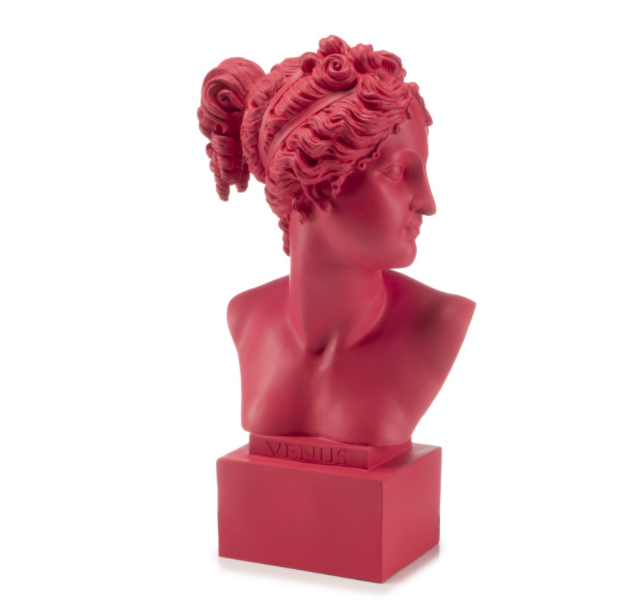 Lamart Palais Royal Busto Venere rosso rubino 19 cm Lamart Palais Royal Busto Venere rosso rubino 19 cm