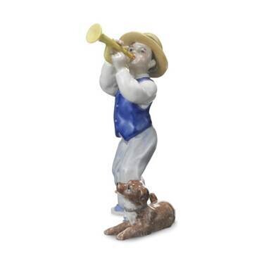 Royal Copenhagen / Bing & Grondahl Statuina Carl suona la tromba Annual Figurine 2010
