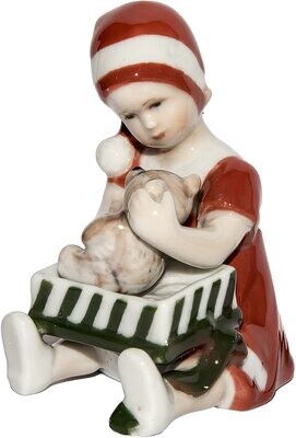 ROYAL COPENHAGEN ELSA ROSSA CHE APRE IL REGALO MINI ROYAL COPENHAGEN ELSA ROSSA CHE APRE IL REGALO MINI