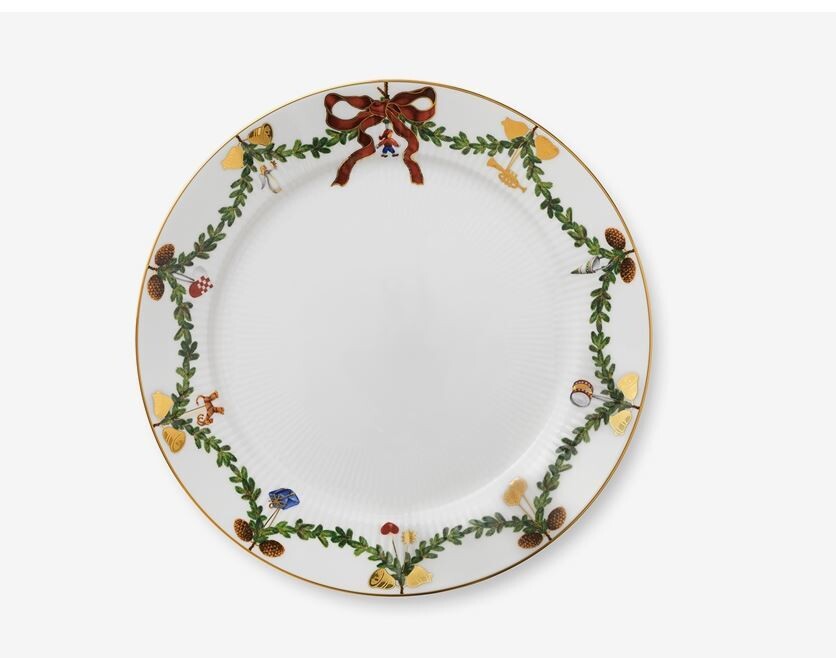 Royal Copenhagen Star Fluted Christmas Plate 27 cm