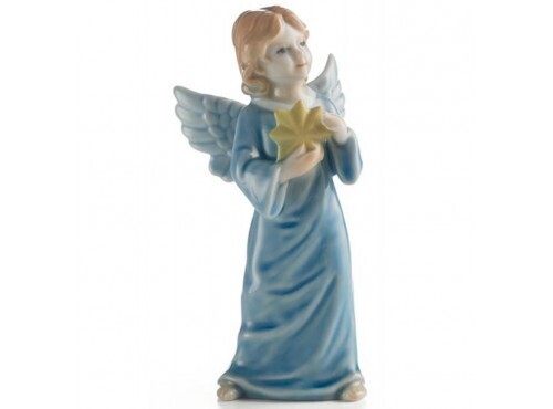 Royal Copenhagen Statuina Angelo Custode Azzurro Royal Copenhagen Statuina Angelo Custode Azzurro