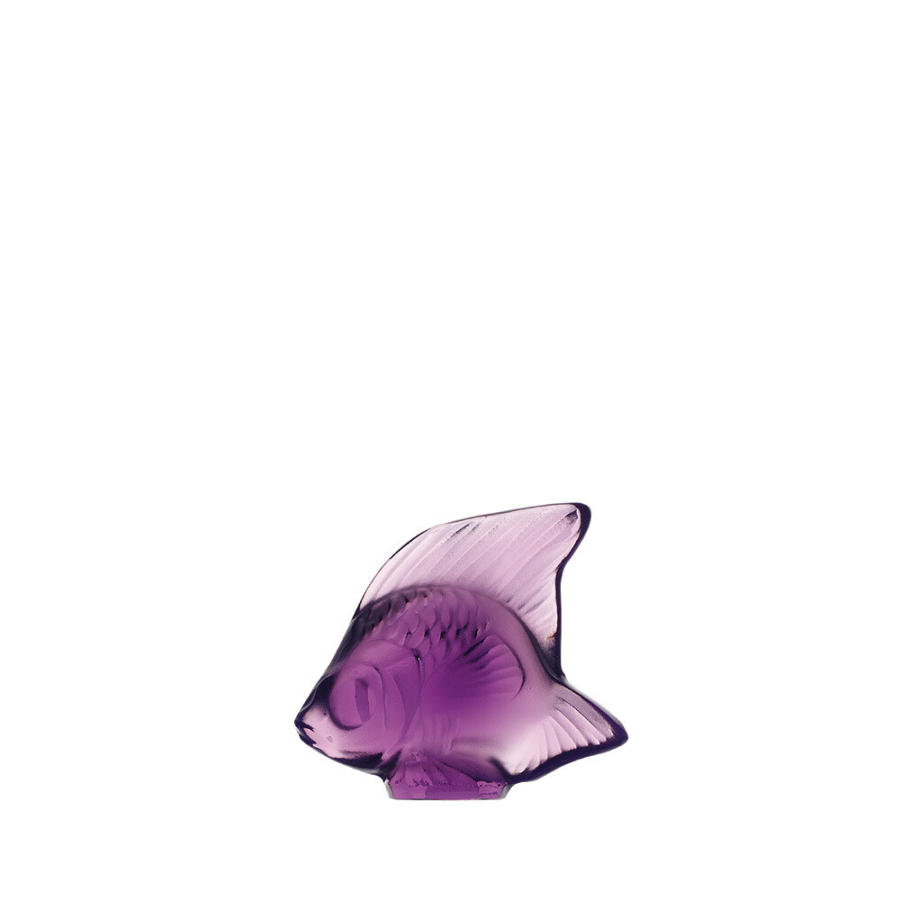 Lalique Scultura di Pesce Viola
