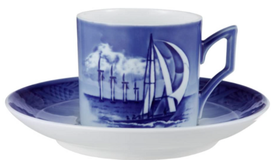 Royal Copenhagen Christmas Cup/Saucer - Tazza e Piattino 2012