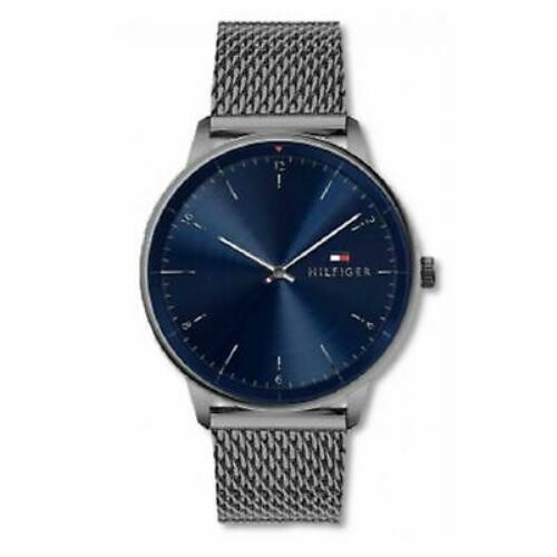 TOMMY HILFIGER OROLOGIO HENDRIX  43mm BLU CON BRC GRAY
