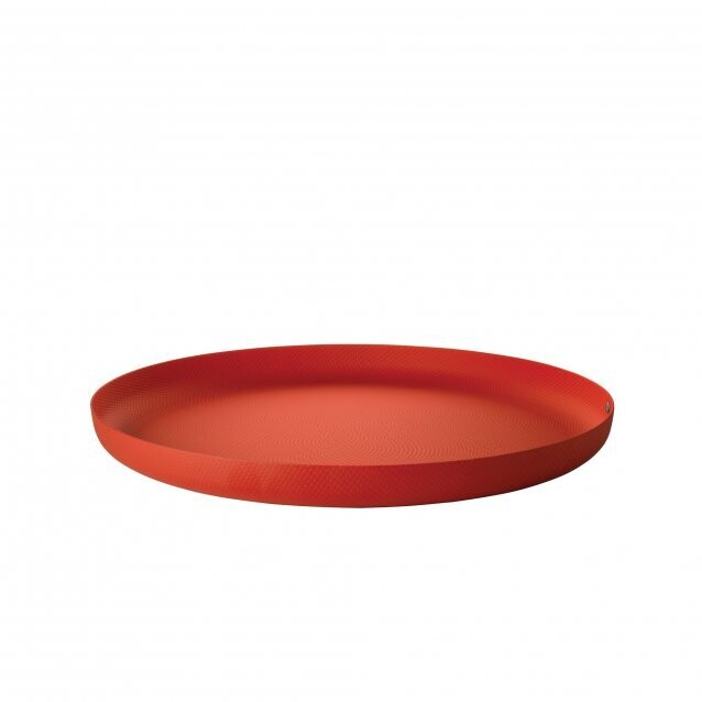 Alessi Vassoio rotondo JM14/35 Rosso Alessi Vassoio rotondo JM14/35 Rosso