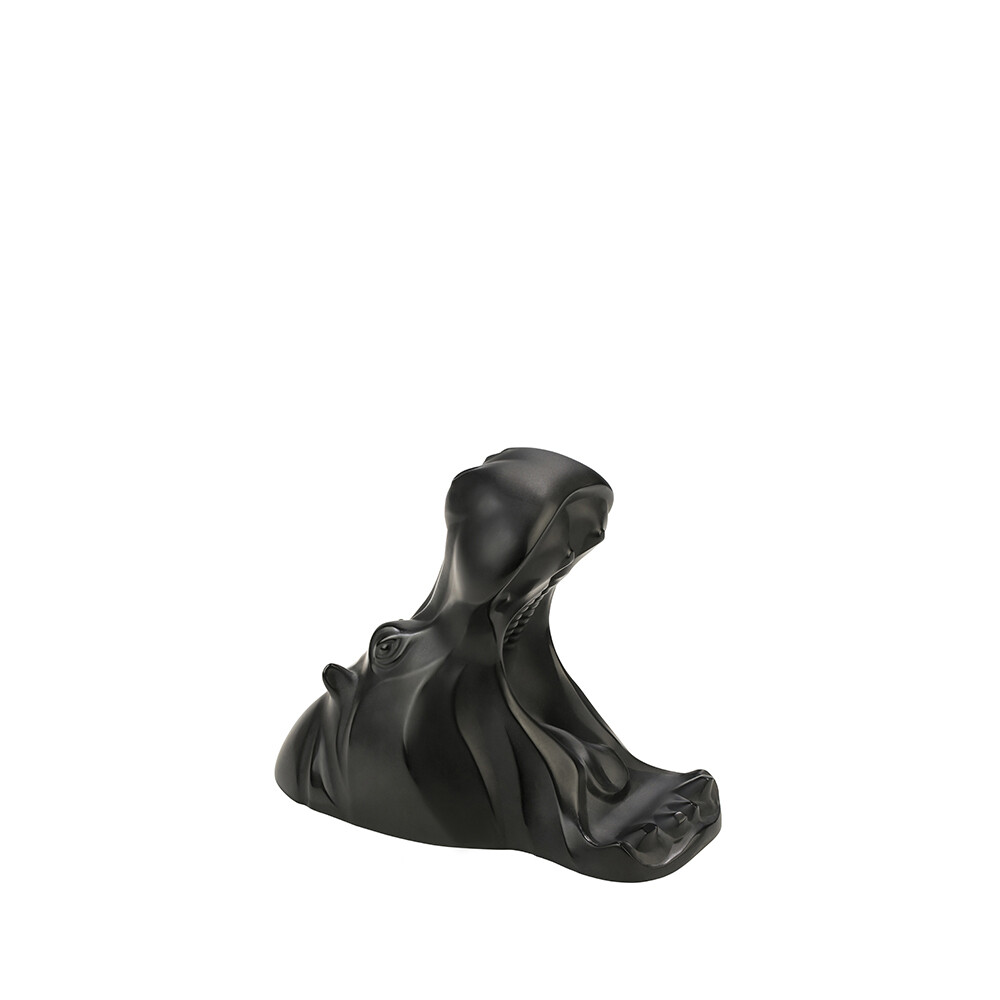 Lalique Hippopotamus sculpture
