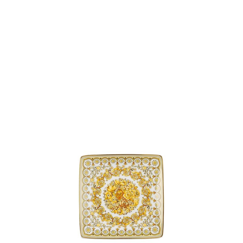 Versace Tribute Baroque Coppetta quadra piana 12 cm Versace Tribute Baroque Coppetta quadra piana 12 cm