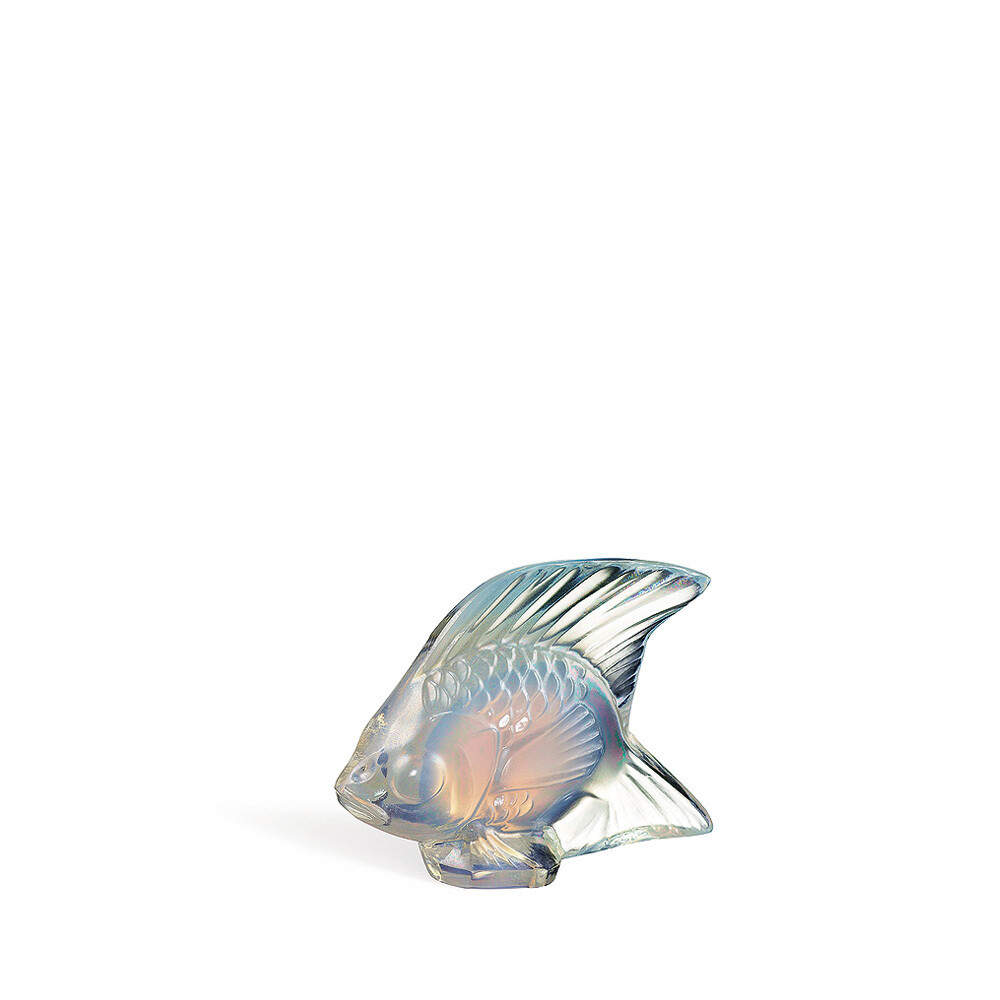 Lalique Scultura di Pesce Opale Lucido