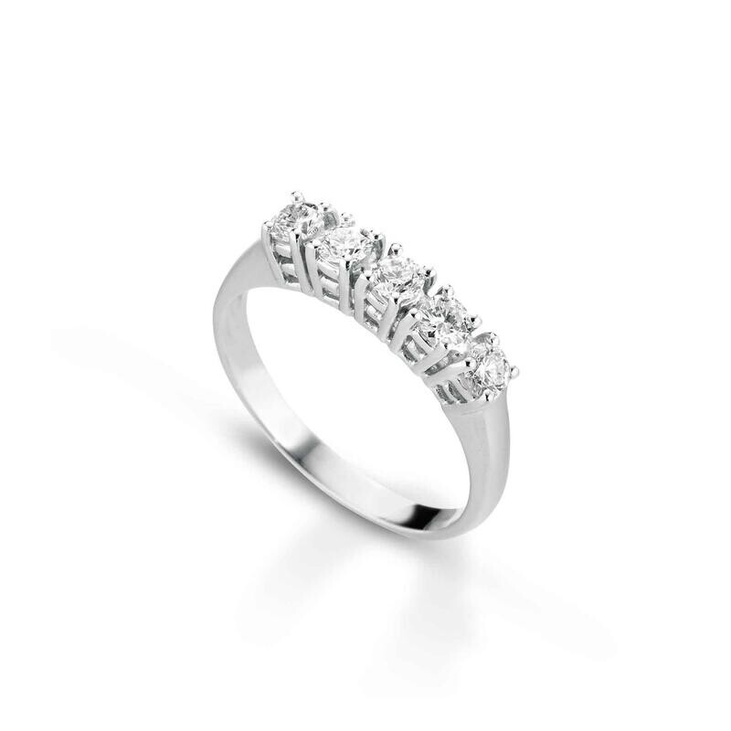 Crusado Anello Veretta con Diamanti Varie carature
