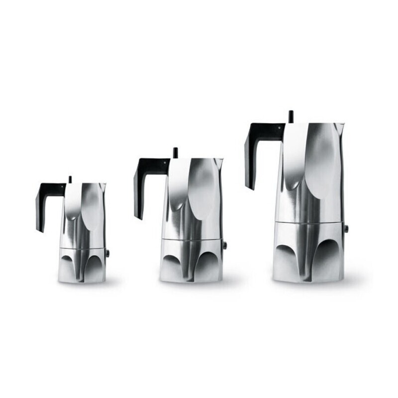 Alessi Caffettiera Ossidiana - Varie Misure Alessi Caffettiera Ossidiana - Varie Misure