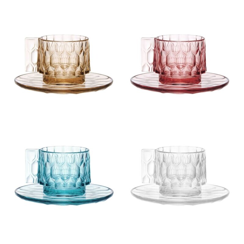 Kartell Jellies Family Tazzine da Caffè / Espresso / Set 4 pezzi - Vari colori