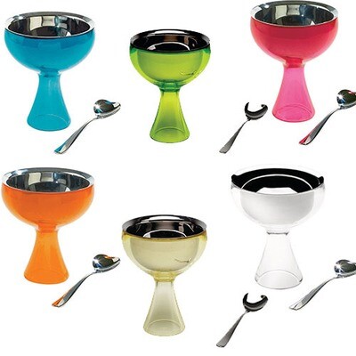 Alessi Coppa Gelato e Cucchiaino Big Love - Vari Colori