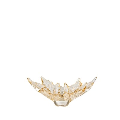 Lalique Champs-Élysées Small Bowl Gold Luster Crystal