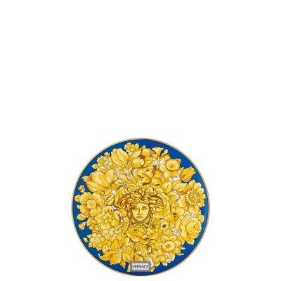 VERSACE PIATTO PIANO MEDUSA RHAPSODY BLUE 17 CM VERSACE PIATTO PIANO MEDUSA RHAPSODY BLUE 17 CM