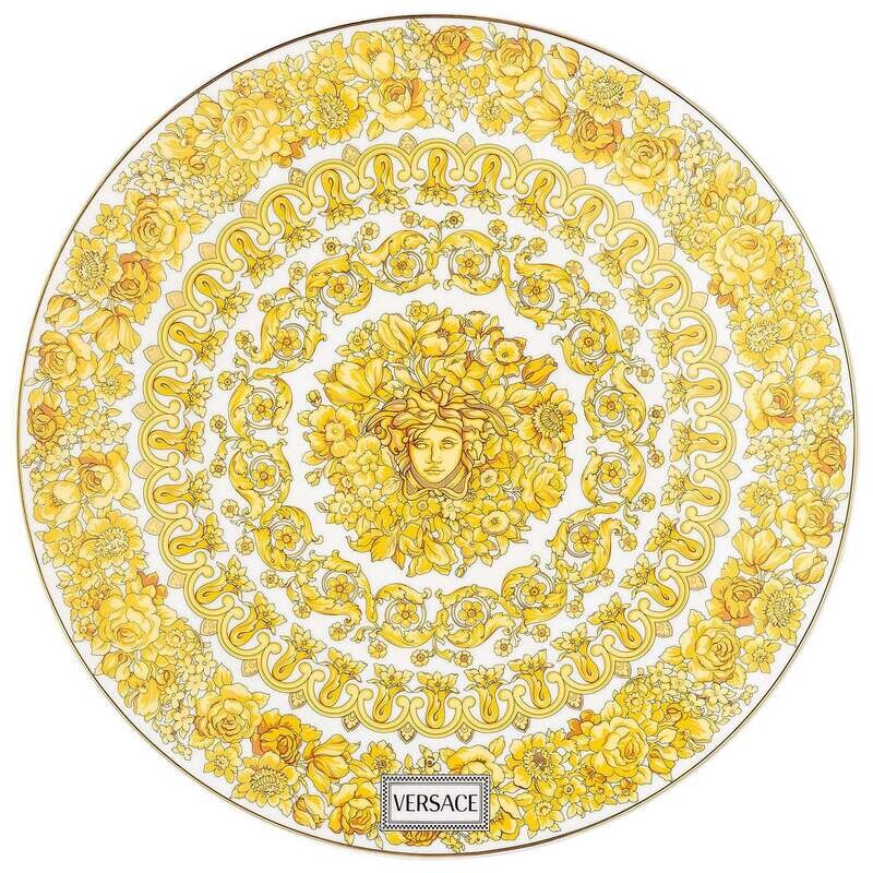 Versace Medusa Rhapsody Piatto segnaposto 33 cm Versace Medusa Rhapsody Piatto segnaposto 33 cm