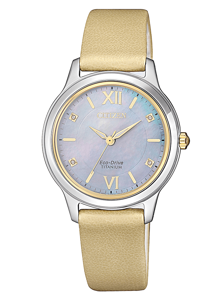 Citizen Eco Drive Collezione L EM0724-17Y Super Titanium Orologio per Donna