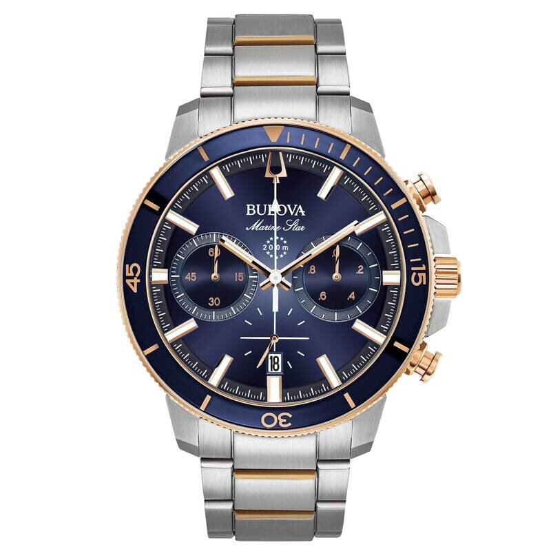 BULOVA OROLOGIO CRONO MARINE STAR 98B301 PER UOMO