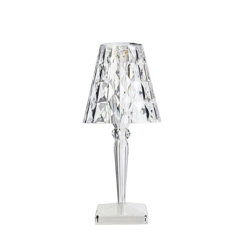 Kartell Big Battery trasparente lampada a batteria dimmerabile