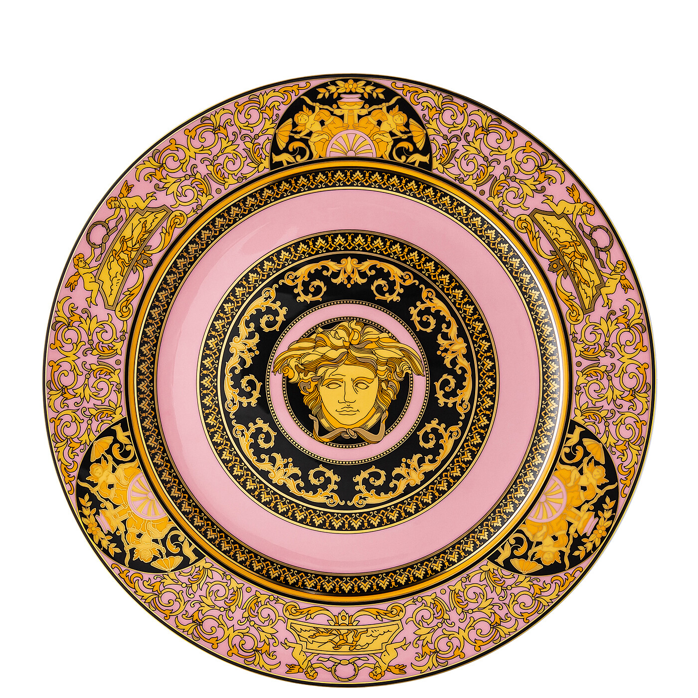 VERSACE PIATTO SEGNAPOSTO MEDUSA ROSE 30 CM