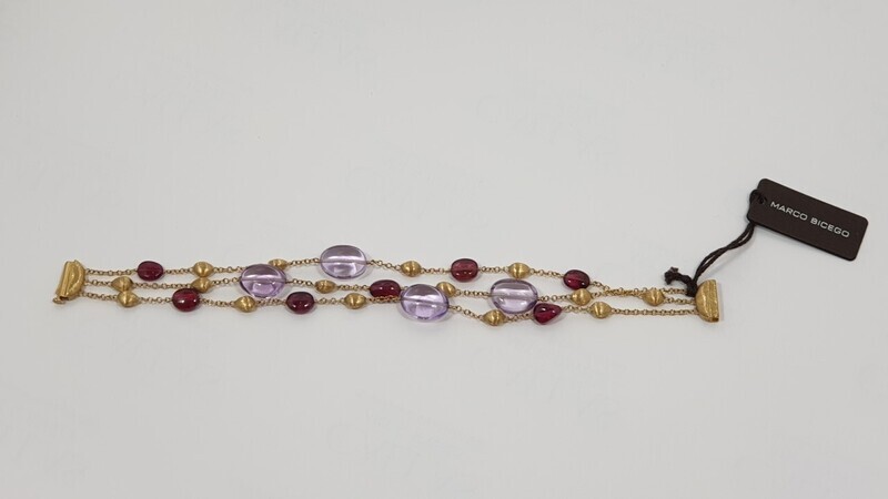 Marco Bicego Linea Confetti Gemme Bracciale in oro giallo