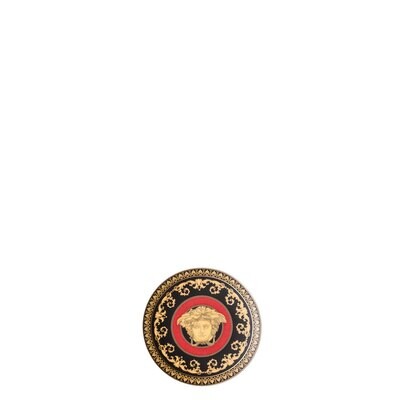 VERSACE PIATTO PIANO MEDUSA ROSSO 10 CM VERSACE PIATTO PIANO MEDUSA ROSSO 10 CM