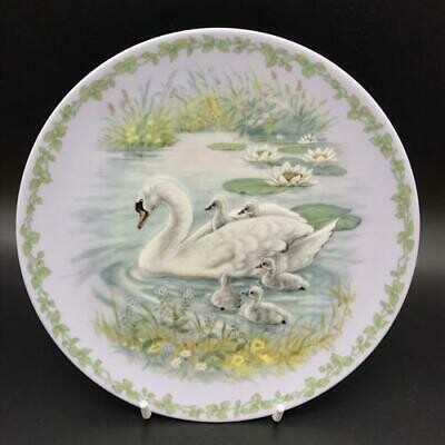 Royal Copenhagen Annual Series Nature's Children "The Swans" Plate 1997