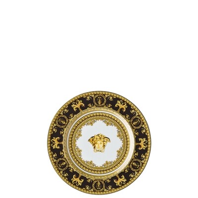 VERSACE PIATTO PIANO I LOVE BAROQUE NERO 18 CM VERSACE PIATTO PIANO I LOVE BAROQUE NERO 18 CM
