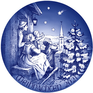 Rosenthal & Bareuther piatto di Natale 2021 "Christmas Spirit"
