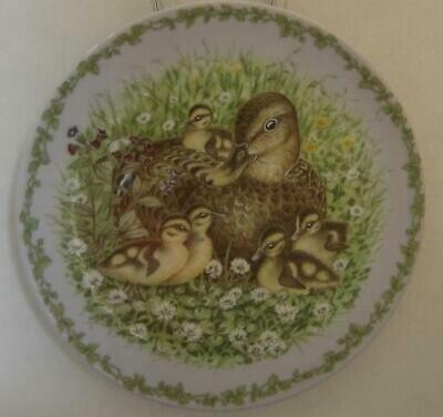 Royal Copenhagen Annual Series Nature's Children "The Mallards" Plate 1995