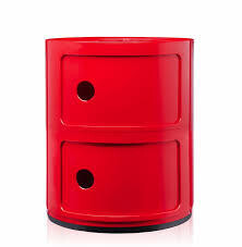 Kartell Contenitore Componibile Classic 2 elementi rosso Kartell Contenitore Componibile Classic 2 elementi rosso