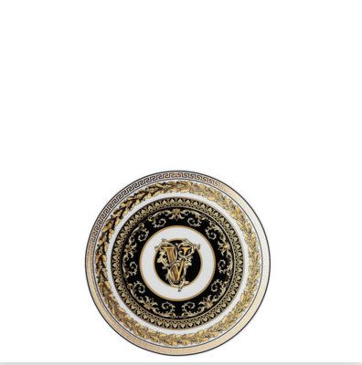 Versace Virtus Alphabet V Piatto piano 17 cm Versace Virtus Alphabet V Piatto piano 17 cm