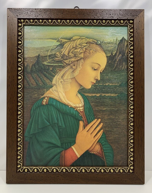 Quadro / Capezzale: riproduzione “Madonna” di Filippo Lippi Quadro / Capezzale: riproduzione “Madonna” di Filippo Lippi